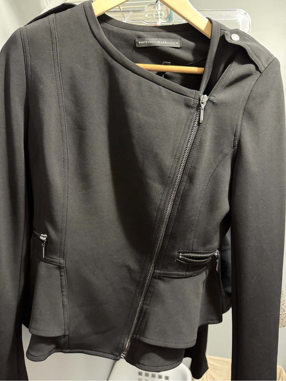 White House Black Market Black Blazer size 0